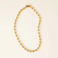 Chunky Ball Chain Necklace in Gold
