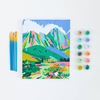 Dolomites Paint by Numbers Framed Mini