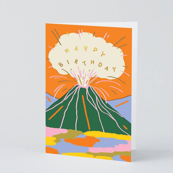 Birthday Volcano Card