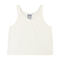 Cropped Tank in Washed White