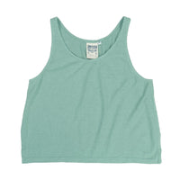Cropped Tank in Sage Green