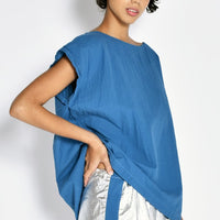 Solid Tunic in Bright Blue