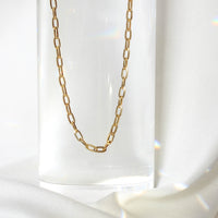 Cable Chain in 14k Plated Gold