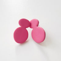 Blobs Earrings in Pink