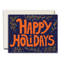 Happy Holidays Branches Card
