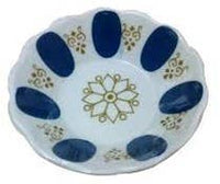 Melamine Tea Glass Saucer in Blue