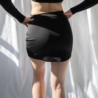 Odette Mini Skirt in Black