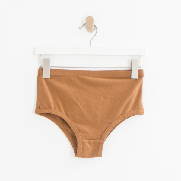 High Waist Brief in Copper