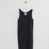 Button Front Jumper in Black