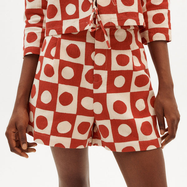 Narciso Shorts in Red Spots